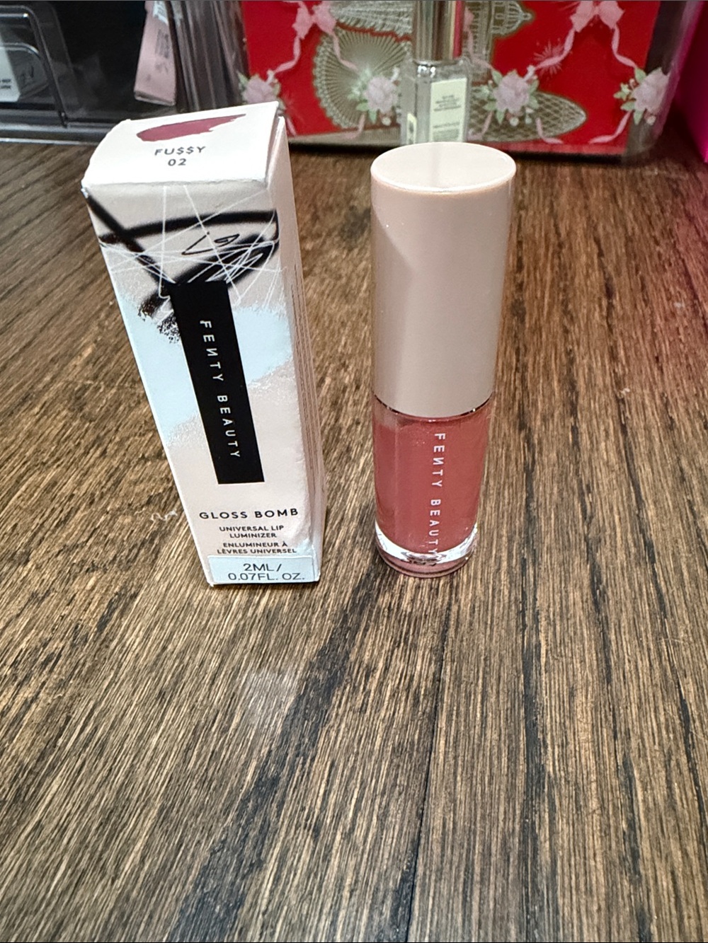 Fenty Beauty Gloss Bomb Lip Luminizer — Fussy 02 (Pink Nude)